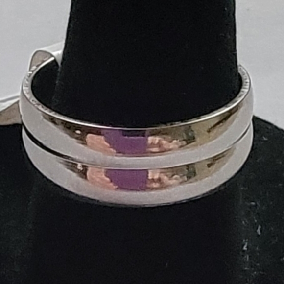 New Steel Ring Band. - Picture 1 of 2